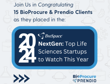 BioProcure and Prendio Clients among BioSpace’s “NextGen Class of 2024: Top Life Sciences Startups to Watch This Year”